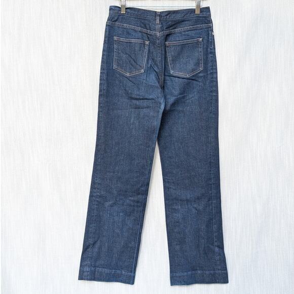 A.P.C. Jean Taille Haute Denim Mid-rise Straight Leg Jeans, size 40/L - Picture 2 of 9